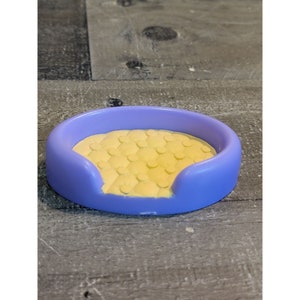 Purple dog bed doll accessory toy figure