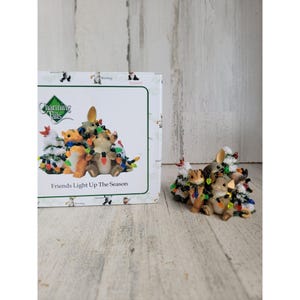 Charming tails friends light up the season Xmas figure squirrel mouse