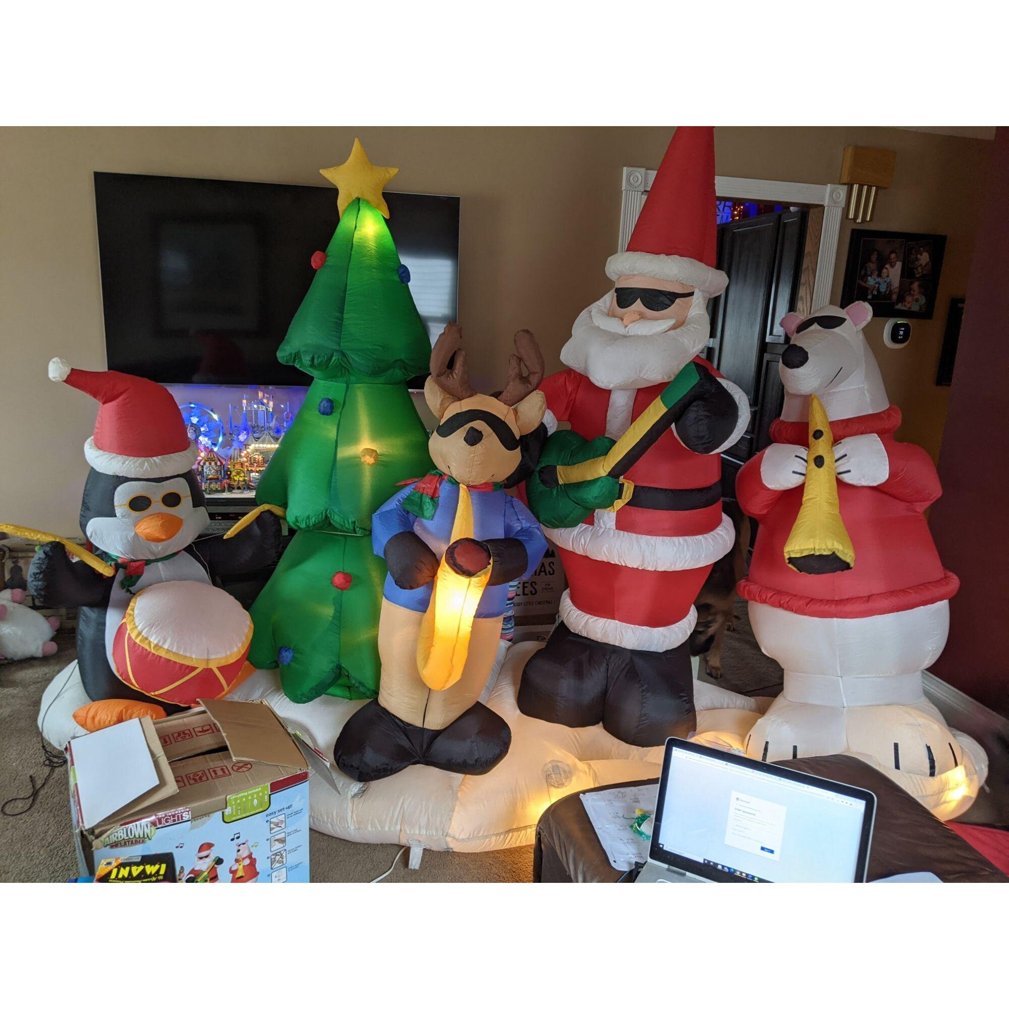 Musical christmas inflatable Clearance