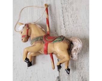 Carousel horse Carnival ornament Xmas decor