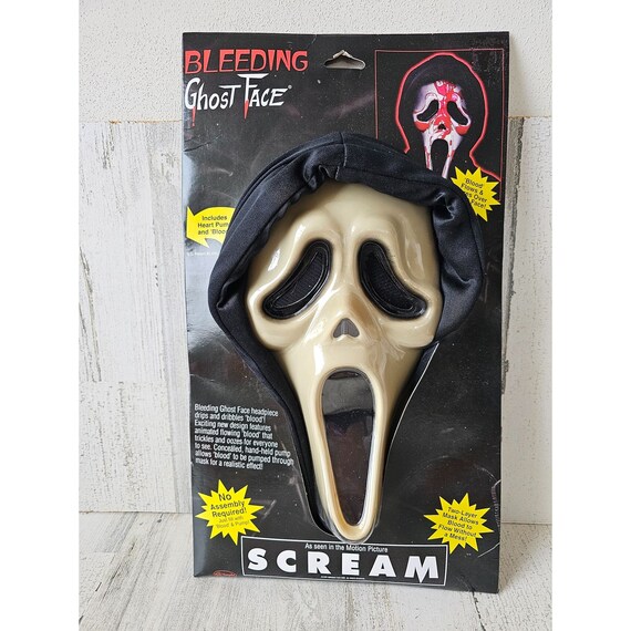 1pc Classic Scary Ghost Face Head Mask For Scream, Eva Material