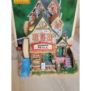 Lemax Menard Mill Village accessory Xmas office exclusive