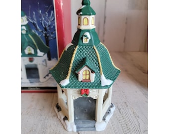 St Nicholas square Gazebo vintage ceramic home decor village