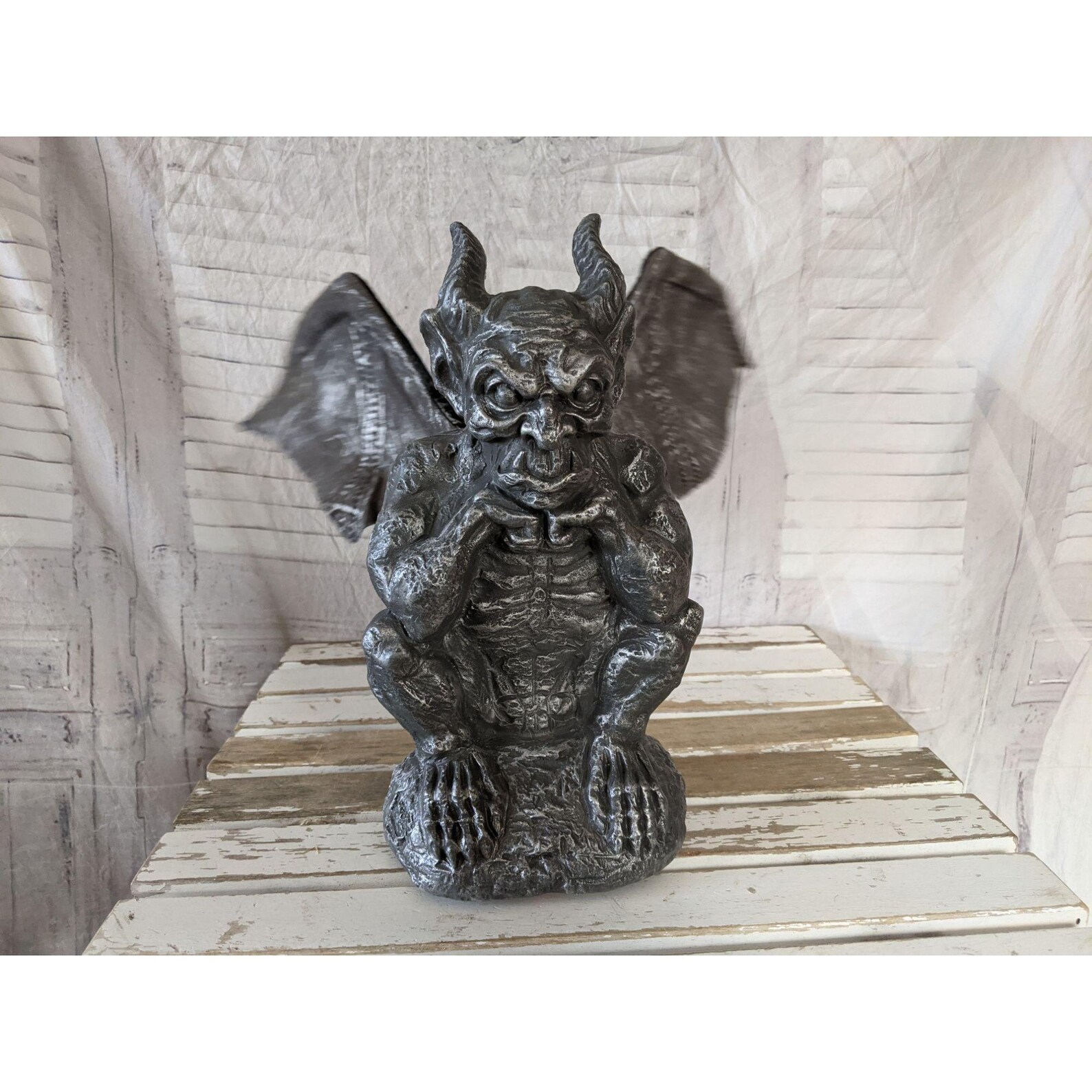 Magic Power Gargoyle Animated Halloween Prop Sound Activated Etsy