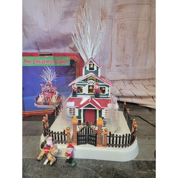 Fiber Optic Santa Etsy