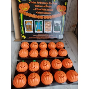 Vintage jack o&#39;lantern pumpkin Halloween light covers
