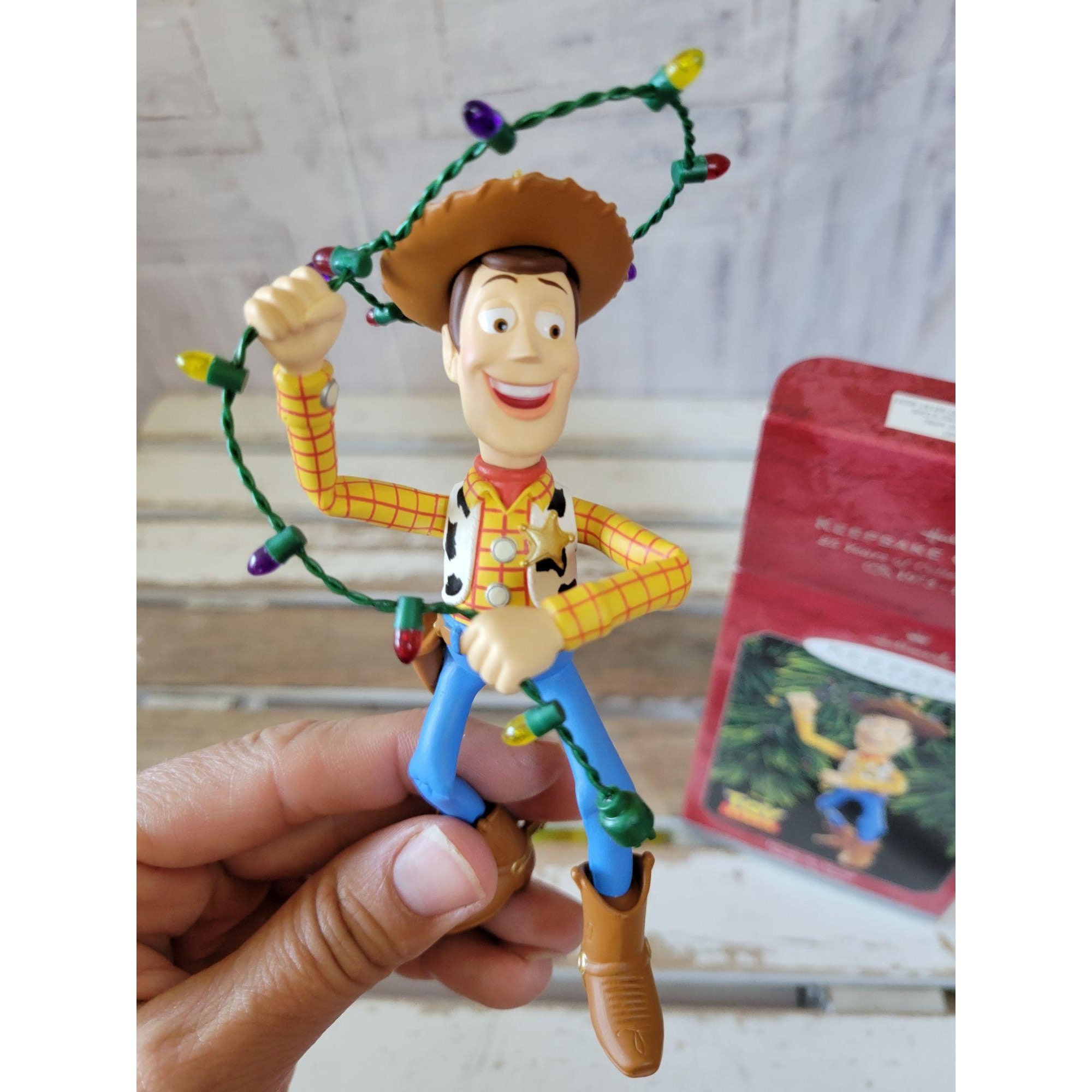Hallmark Woody the sheriff toy story ornament Xmas holiday Etsy