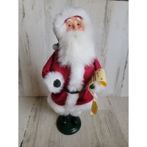 Byer&#39;s Choice Santa Claus Joyeux Noel Christmas caroler xmas figure