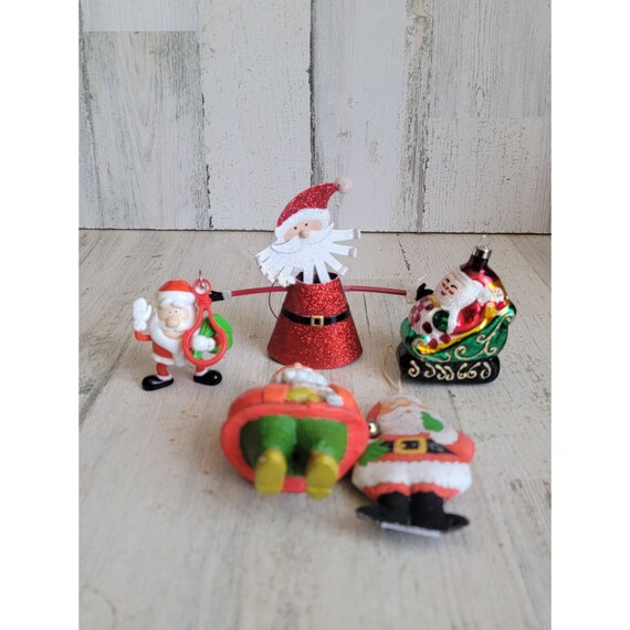 雪だるまのキラキラそり各種素朴な飾りクリスマスセット - Etsy 日本