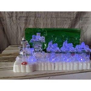 Home elements train sound LED lights maximus decor locomotive