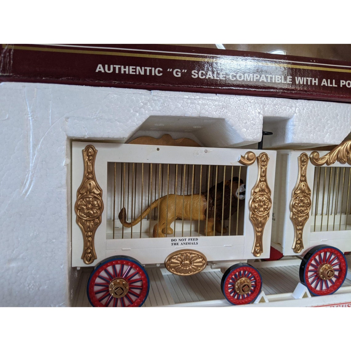 Bachmann cage car lion train car 98371 g scale circus Etsy