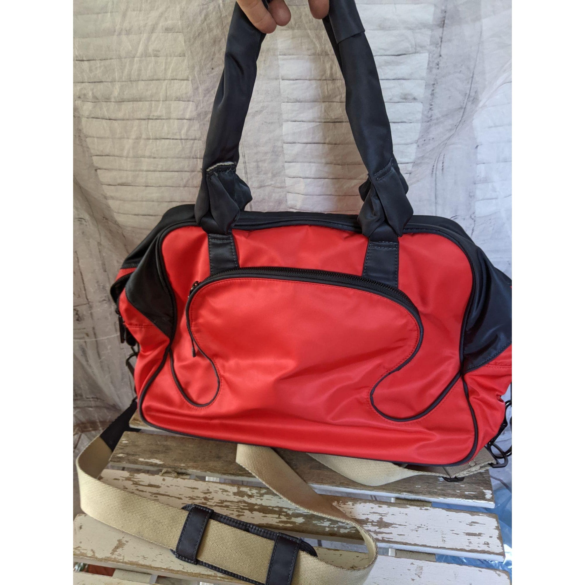 Lululemon Workout Big Duffle Weekender Retired Rare Tote Duffle Red - Etsy