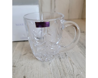 Marcus Waterford tree cup Crystal Xmas home decor kitchen