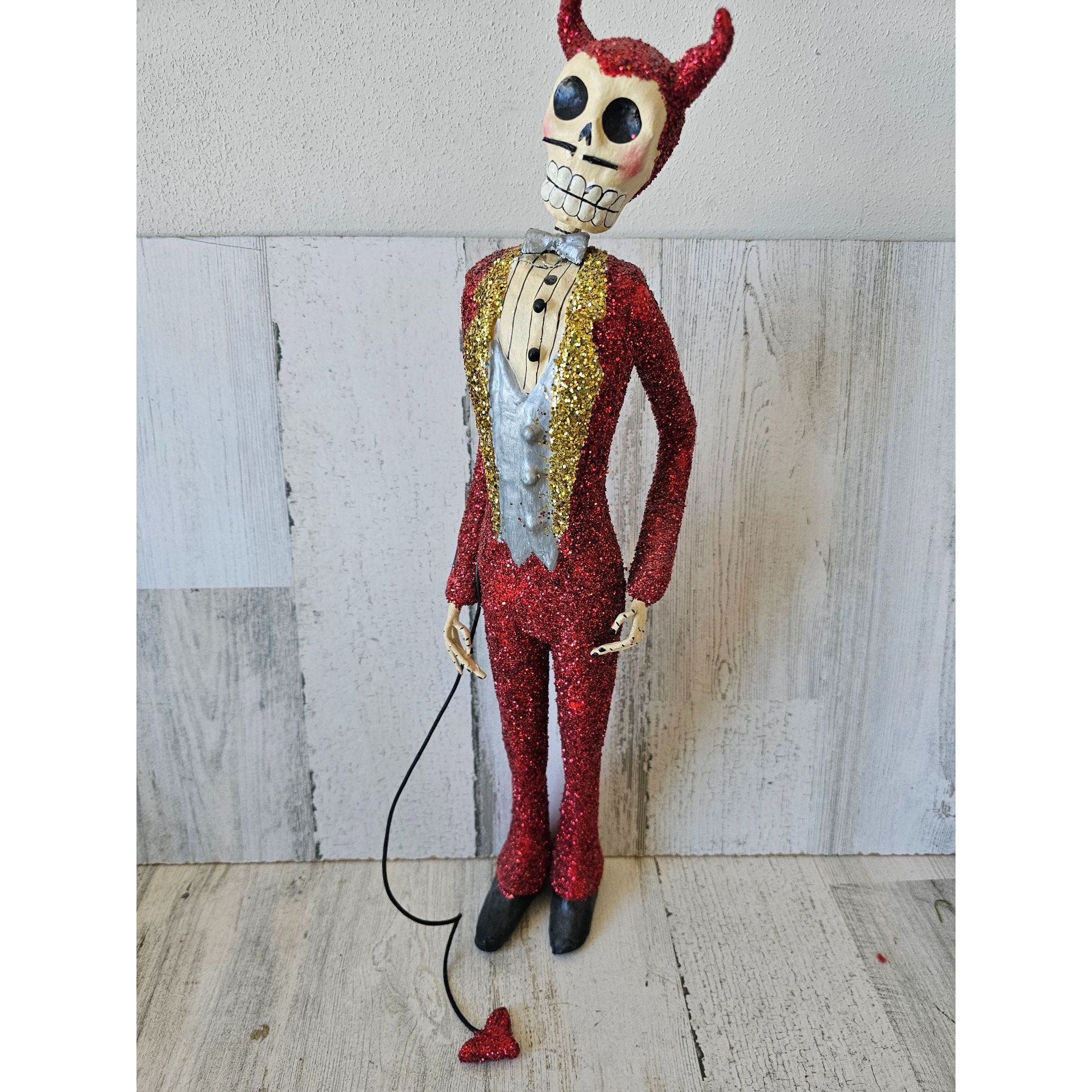 Vintage Devil Statue - Etsy