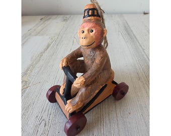 Cb Affe Schimpansen Warenkorb Ornament Zirkus Unikat Weihnachtsbaum