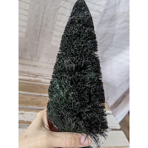 Dept 56 brush bottle tree village sparkling Halloween Xmas decor accessory