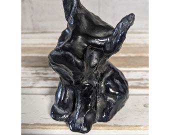 Vintage black Scottie dog terrier puppy figurine