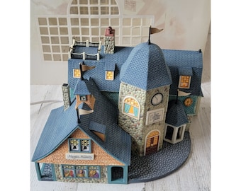 Christmas Village Dept 56 1989 Lighted Knotting Hill Church 55824