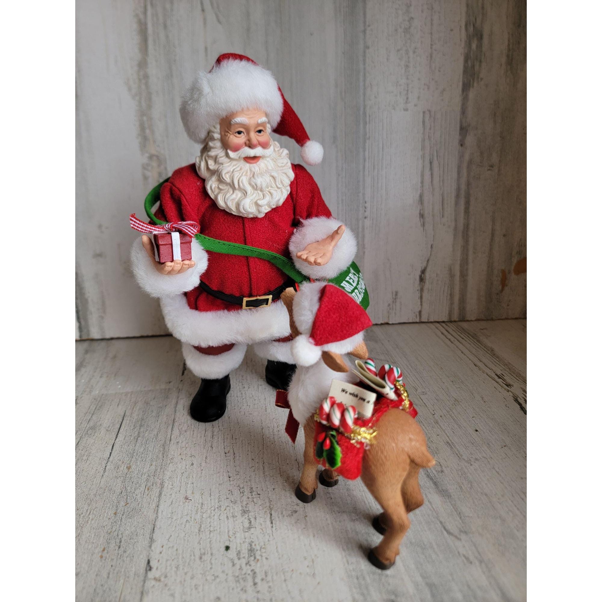 激レア Clothtique Possible Dreams サンタクロース Clothtique Possible Dreams Santa Claus Deer Friend Mail Carrier