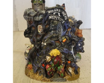 Halloween wizard herb Institute haunted house ghost light up