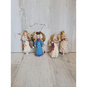 Engel golden rustikal Cherub Halo Ornament Weihnachtsset