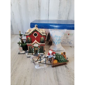 Dept 56 55040 Silver Bells Christmas Shop xmas village accessory House