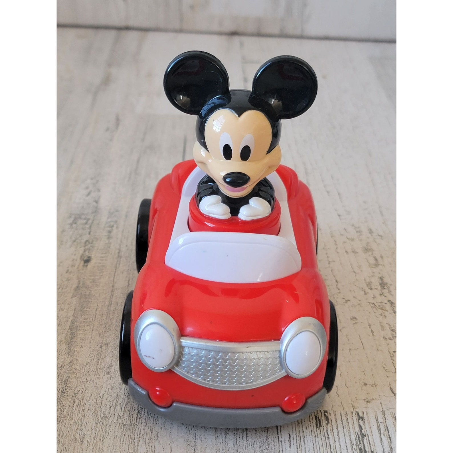 Mickey Mouse Red Car Disney Pixar Toy Figure Etsy