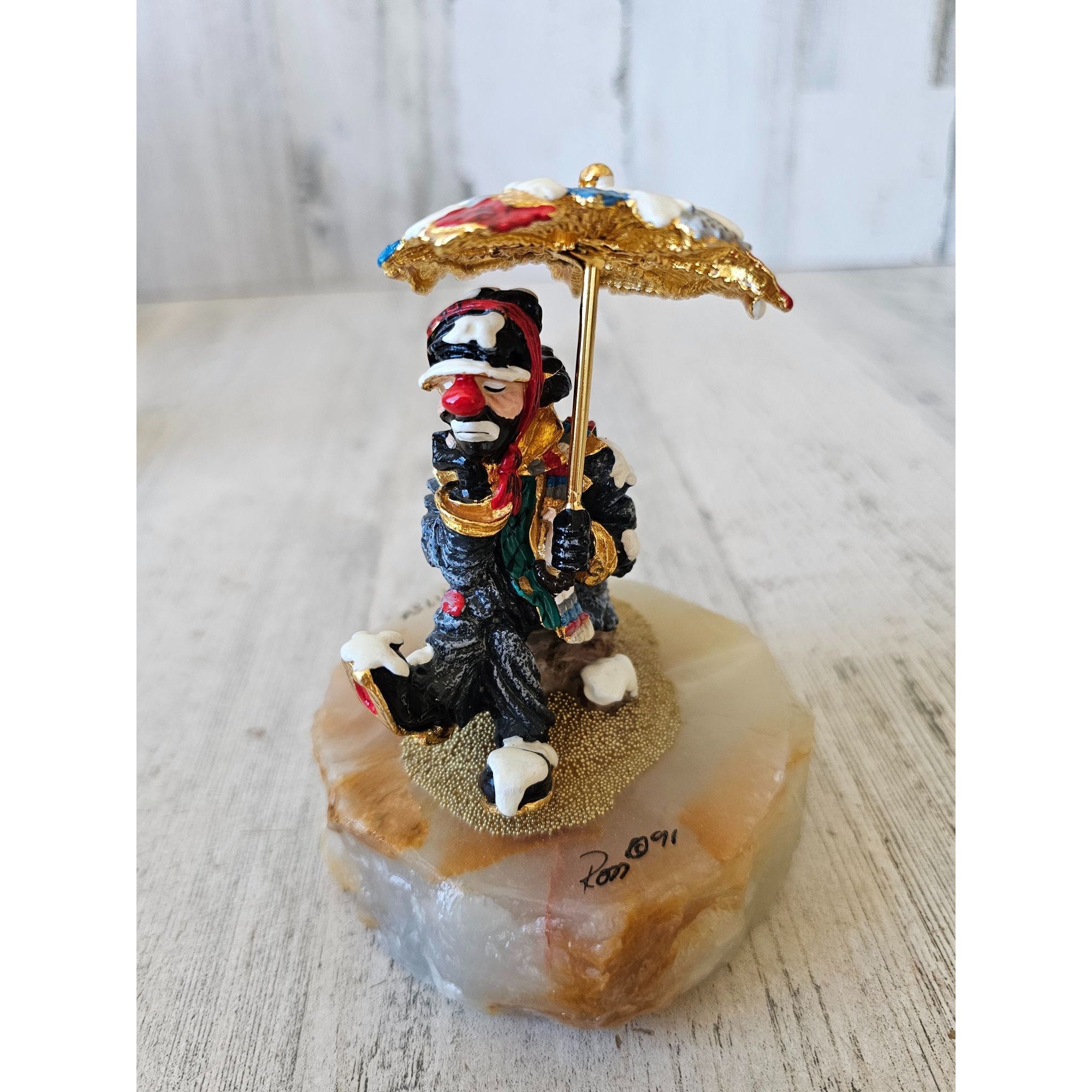 Ron Lee Clown Umbrella Sad 1991 Statue Figurine Circus Vintage - Etsy