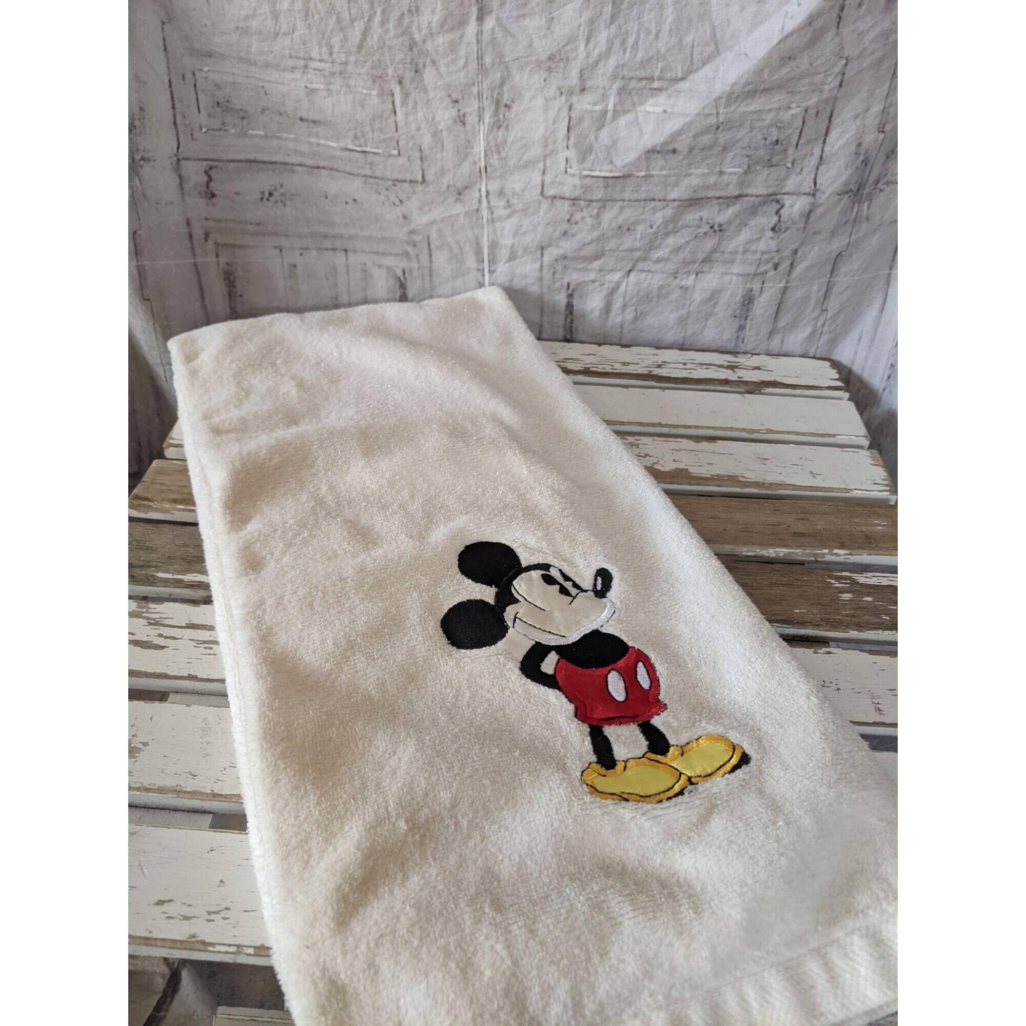 Disney Mickey Mouse Bath Towel Saturday Knight Vintage Etsy