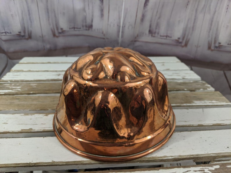 Antique copper jello mold unique Etsy