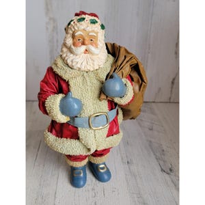 Possible dream vintage santa claus Clothique xmas toy sack figure