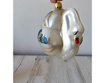 Polonaise Adler Gold Peacock Swan Ornament Komozja Glass  display picture 1