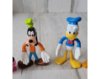 ミッキー ドナルド グーフィー　フィギュア ペイントハウス　美品 ミッキーマウス クラブハウス フレンズ ドナルド グーフィー プルート