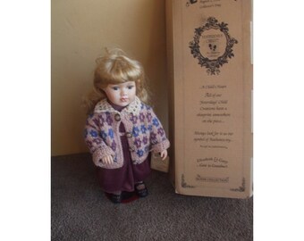 porcelain doll boyd elizabeth going to grandma goin dollstone as is 1998 girl