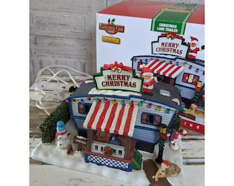 Lemax Christmas lane trailer Coventry cove village house xmas decor