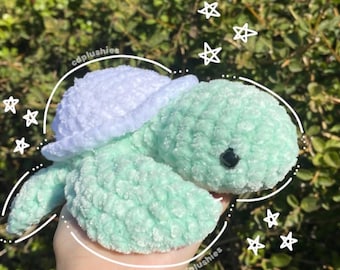 Handmade Soft Crochet Turtle Plush