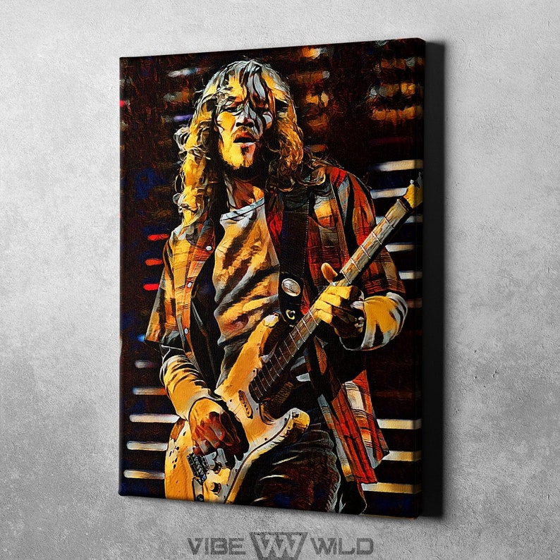 John Frusciante Canvas Art Painting John Frusciante Art Etsy