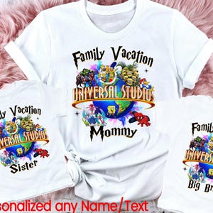 Universal Studios 2025 Family Shirt,Universal Studios Group Shirts,Universal Shirts,Family Universal Disney Shirts,Group Family T-ShirtsD136