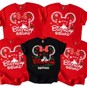 Custom Disney Birthday Shirt, Best Birthday Ever, Disney Birthday Group Shirts, Disney Birthday Squad C110