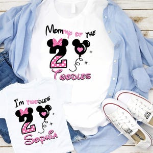 I&#39;m Twodles, Twodles Birthday Shirt, Birthday Girl Shirt, Family Birthday Outfit, Minnie Birthday, Minnie Disney Tee, Birthday Girl D134
