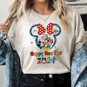 Happy New Year 2025 shirt, Disney New Year party shirt, Magic Kingdom shirt, Christmas gift, Disney castle shirt D247