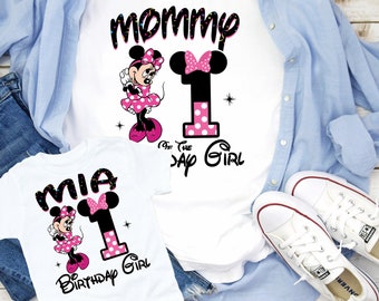 Birthday Girl Shirt, Minnie Birthday Shirt, Disney Birthday Tee, Birthday Gift For Girl, Shirt For Birthday Girl, Gift For Birthday D139