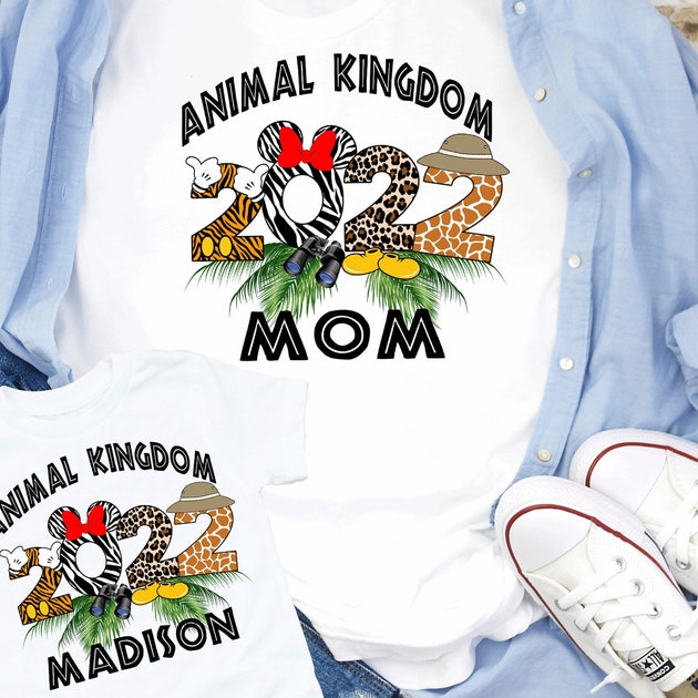 Mickey and Minnie Animal Kingdom Theme T-Shirts