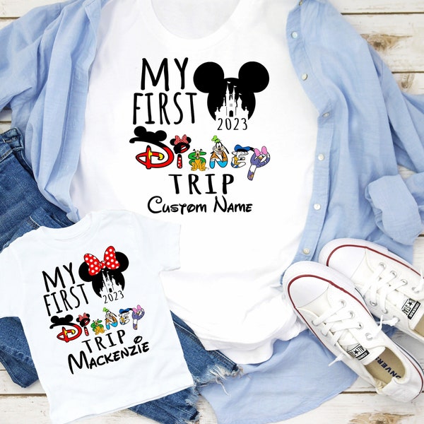 My first Disney Trip 2024, Matching Disney Shirts, Disney Vacation, Disney Family Shirts, Disney Kids Shirt, Disney Family Matching Shirts