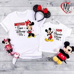 Mommy and Son shirts, Mommy and Me T-shirts, Matching Mother and Son shirt, Mother&#39;s Day gift, Gift Disney matching outfit T-shirts D199