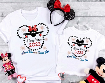 2024 Disney Family Trip Shirts, Disney Matching Family Shirts, Disney Bound Mickey and Minnie Years, 2024 Disney World, Disney Bound D35