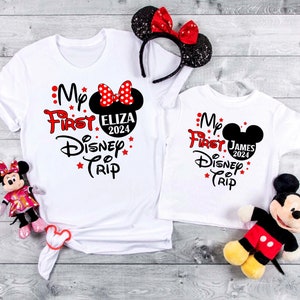 My First Disney Trip 2025 Shirts, Disney Shirt, 2025 First Disney Trip Shirt, Disney Family Shirts, Disney Outfit, Custom Disney Shirts D123