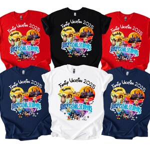 Universal Studios 2025 Family Trip Shirts, image 2