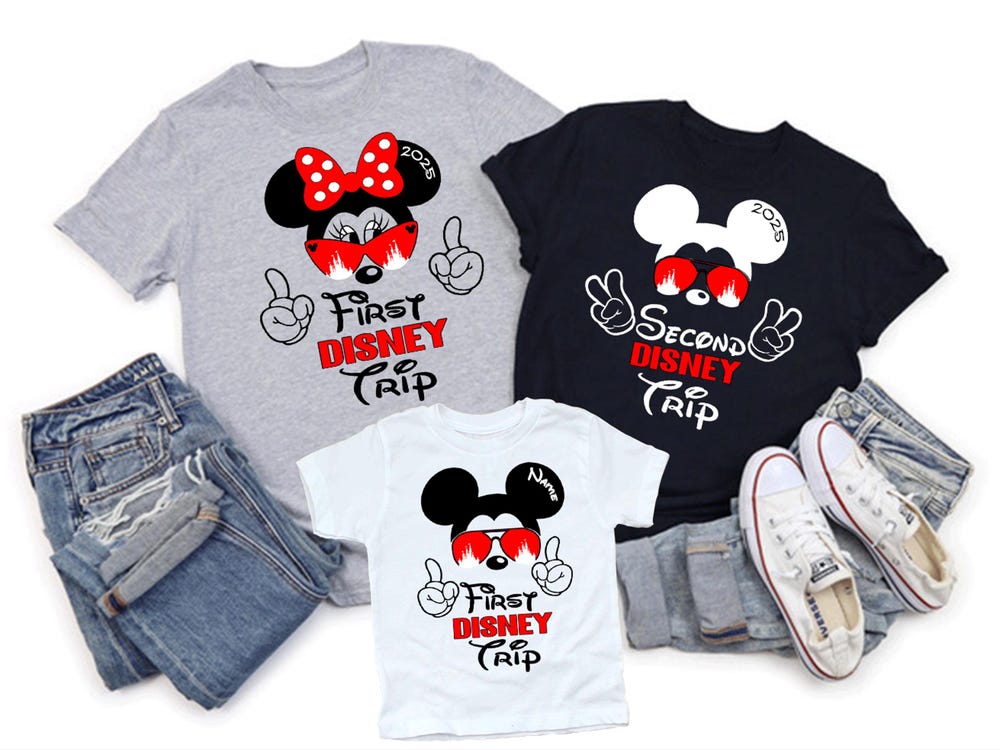 My First Disney Trip Shirt, Disney Trip 2025, Second Disney Trip, Disney Family Shirt, Disney Family 2025 Shirt, Disney Family Trip D31