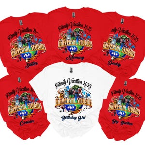 Universal Studios 2025 Shirt, Universal Studios Family Shirts, Universal Studios Group shirt, Universal Studios Trip Shirt 2025, D142
